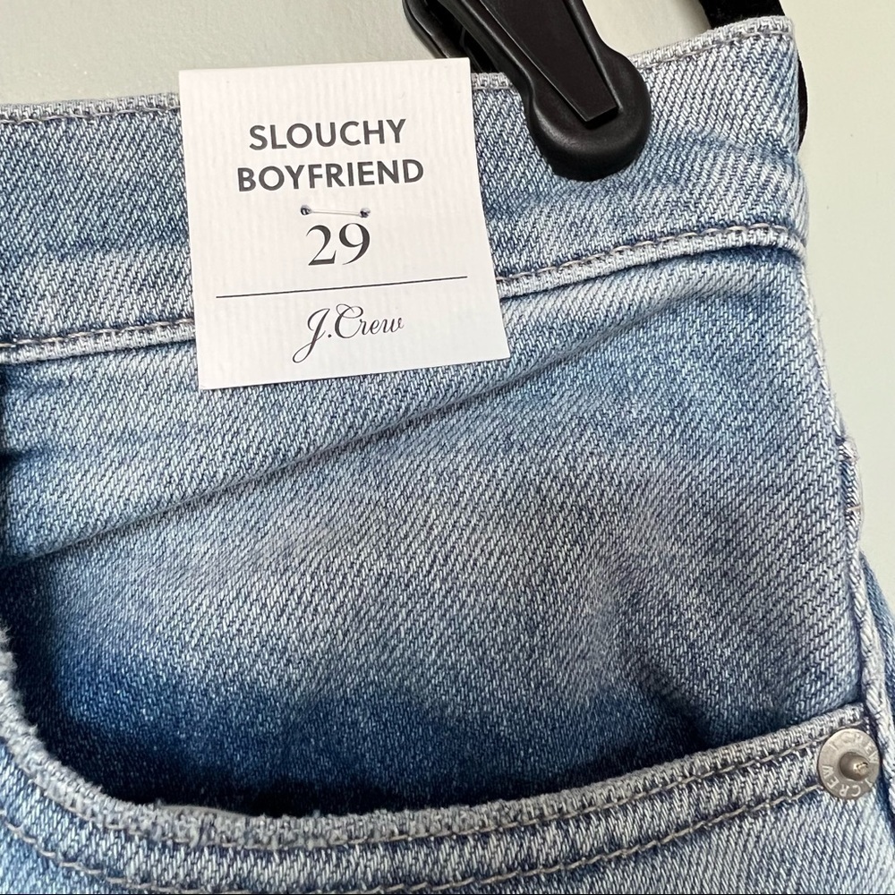 J.Crew Slouchy Boyfriend Denim Jeans in Norwich Wash Size 29 Regular - Picture 7 of 15